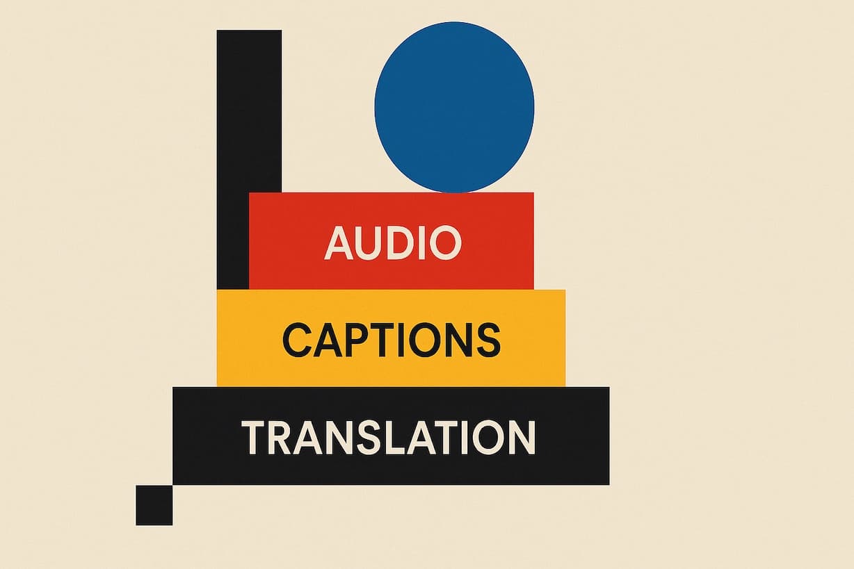 Structuring for Scale: Live Captioning as a Foundation for Multilingual Events
