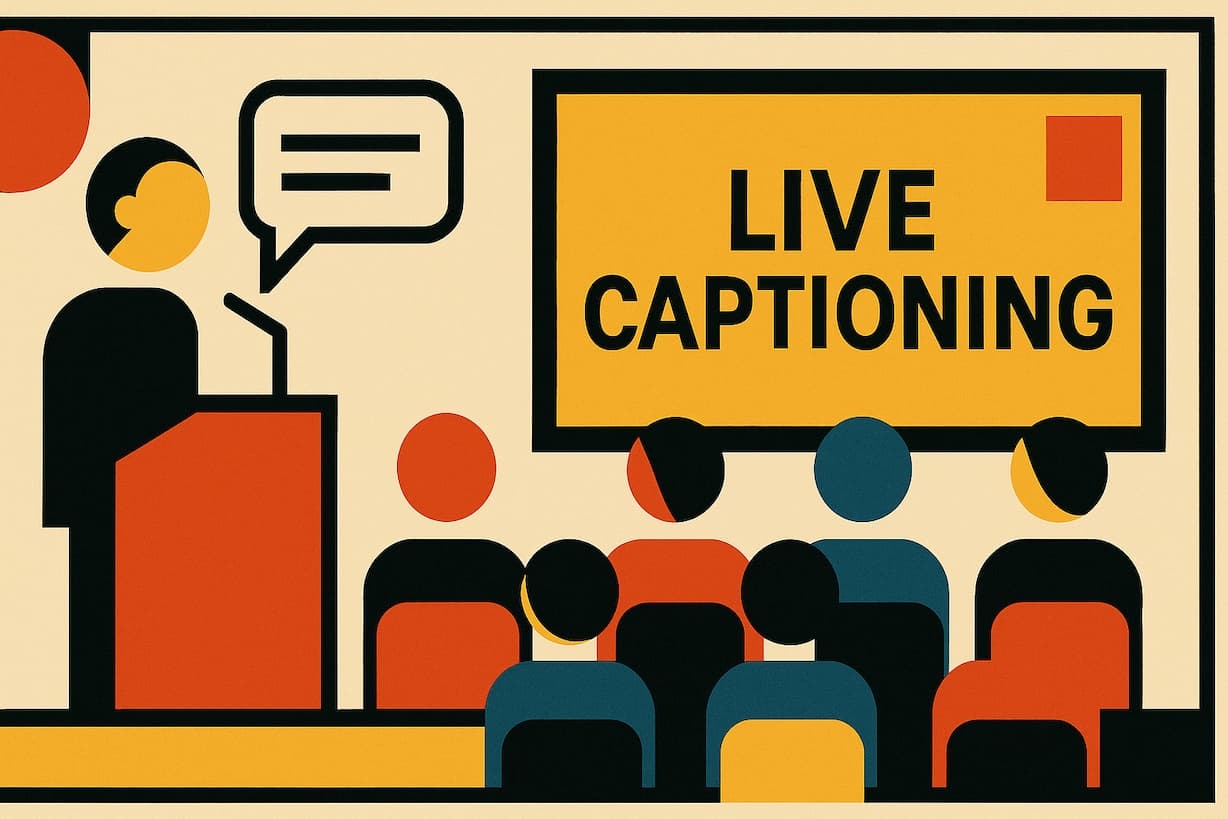 Accessible Live Captions. Talent & Technology
